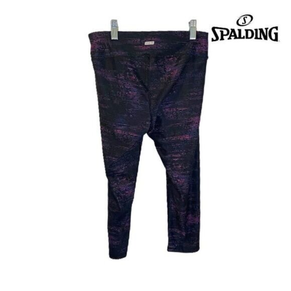 SPALDING Women's Activewear 3/4 Printed Leggings - Picture 2 of 6